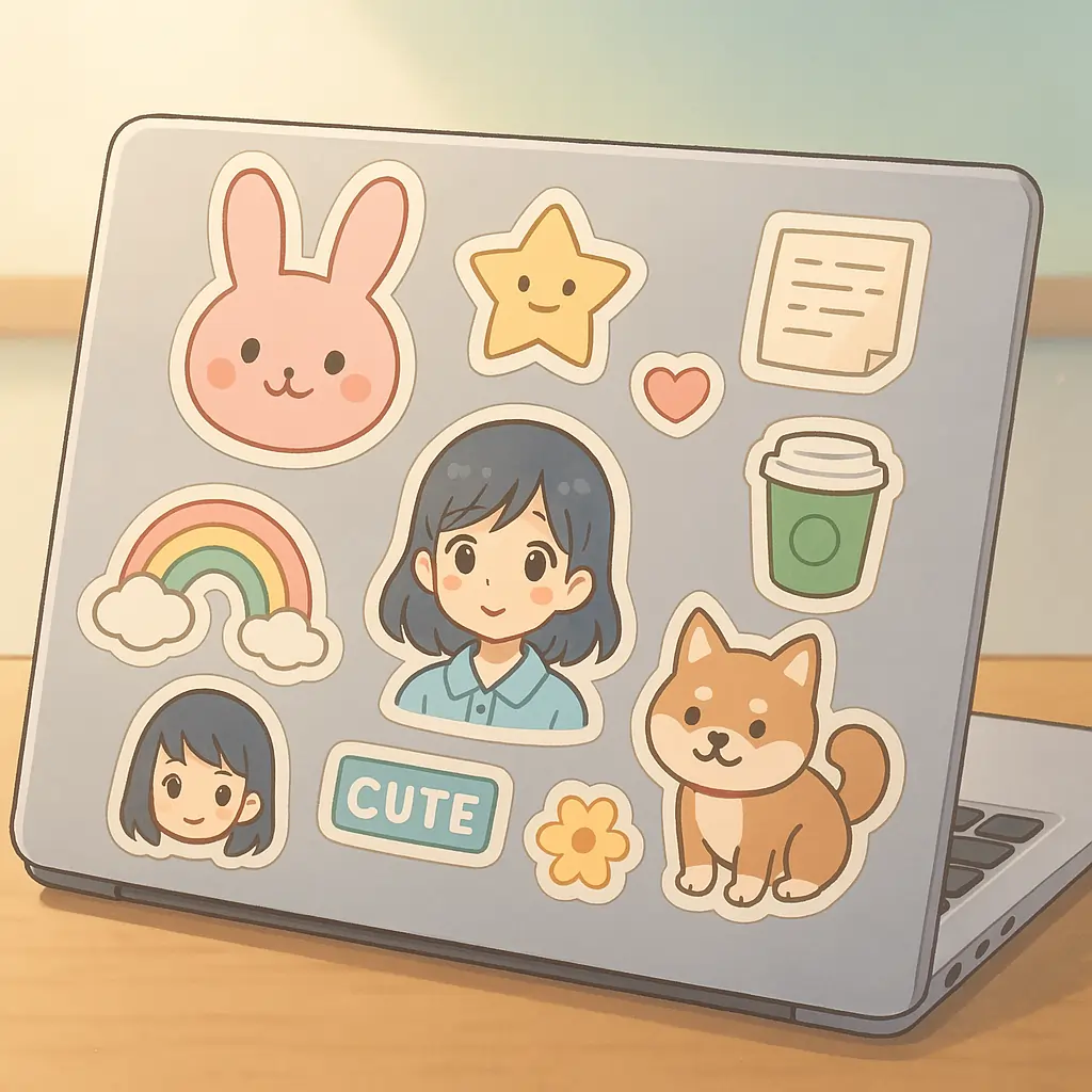 Make Your Laptop More Fun with Stickers