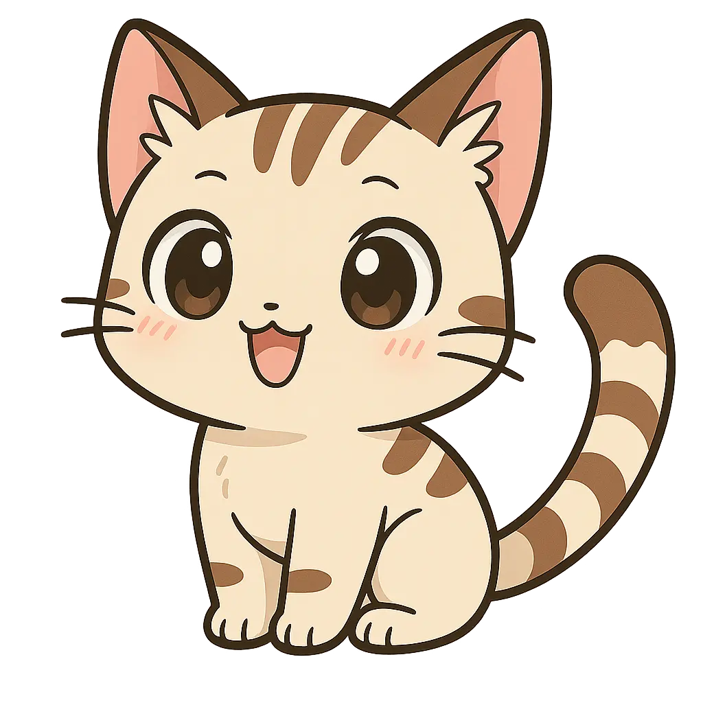 Cute Anime Cat