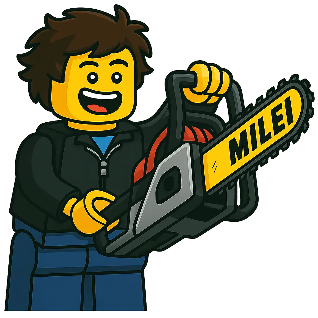 Milei LEGO with Chainsaw