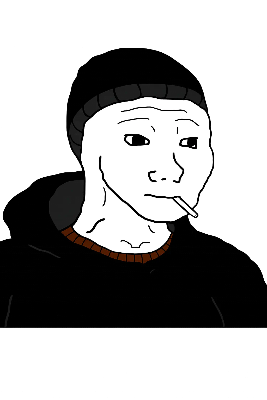 Wojak Smoking